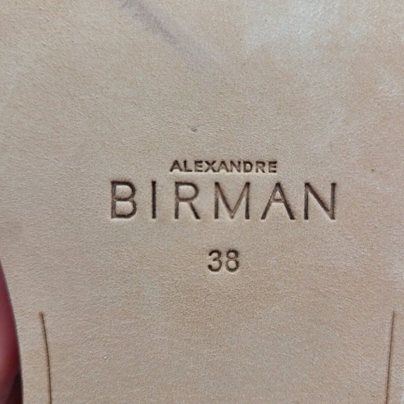 Sold Out $425 Alexandre Birman Madelina Crystal Embellished Suede Slide Sandals - Picture 9 of 10